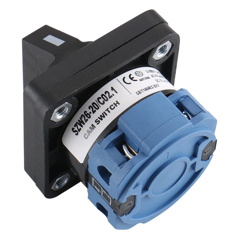 Baomain مفتاح تغيير مجموعة كام AC 660V 20A 2 وضعية 4 أطراف SZW26-20/C02.1 - Image 2